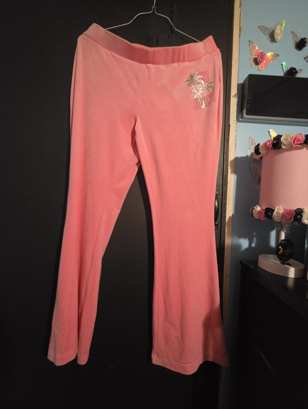 Juicy Couture Pink Velour Lounge Pants